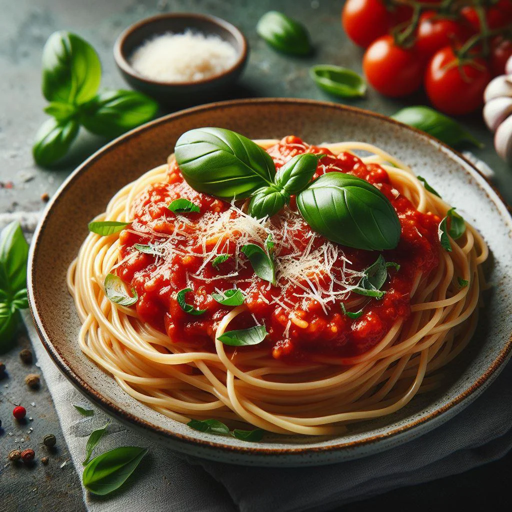 calorii paste cu sos de rosii