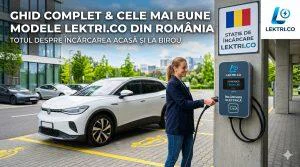 Stație de Încărcare pentru Mașini Electrice – Ghid Complet și Cele Mai Bune Modele LEKTRI.CO din România