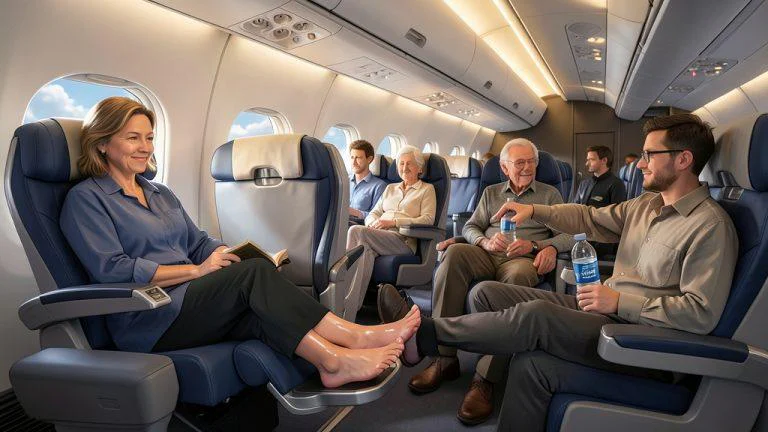 De Ce Se Umfla Picioarele In Avion